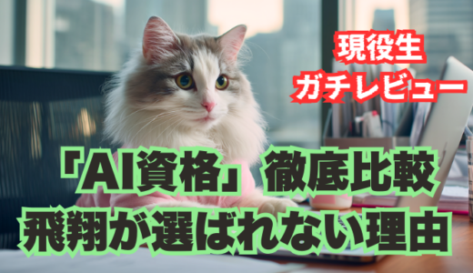 【比較】AI資格、どれ取る？幅広い知識より「徹底的な実技」を叩き込む生成AIの学校「飛翔」とSpotifyで稼げた私の結論